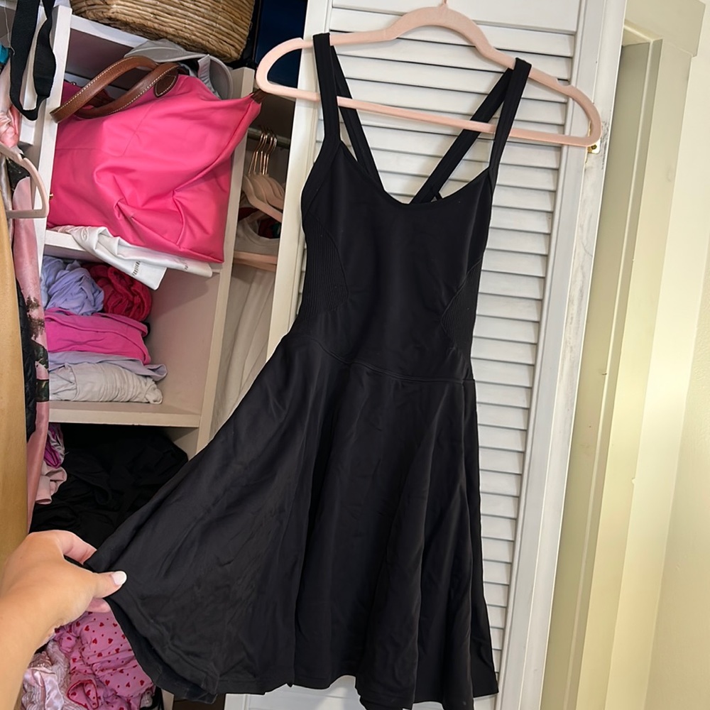 Free people movement black workout dress